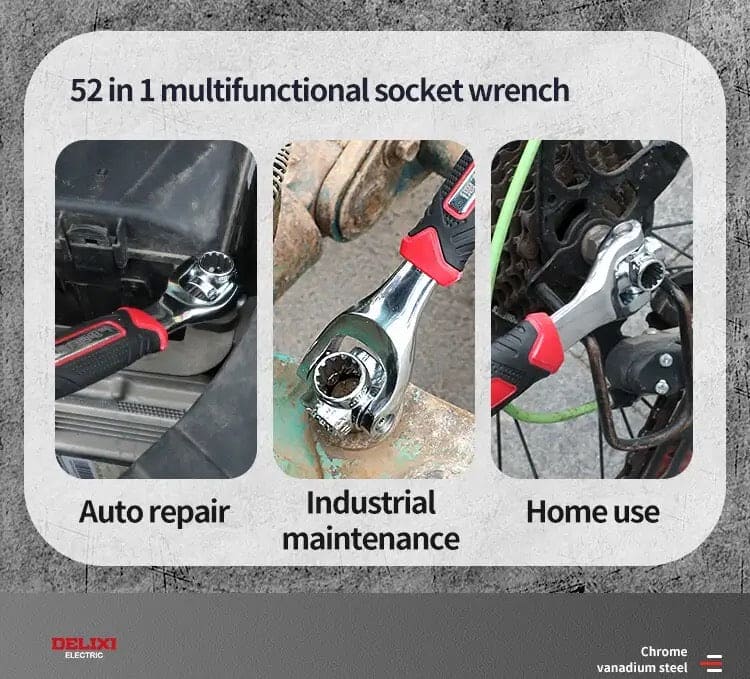 Double Head Torque Socket Wrench , 8 In 1 Socket Wrench, Multifunctional Spanner With 360 Degree Rotating Head, Multi Spanner Tool, Furniture Car Repair Spline Bolts Wrench, Multipurpose Tiger Socket Wrench, Universal Hand Tool Wrench. Double Head Torque Socket Wrench , 8 In 1 Socket Wrench, Multifunctional Spanner With 360 Degree Rotating Head, Multi Spanner Tool, Furniture Car Repair Spline Bolts Wrench, Multipurpose Tiger Socket Wrench, Universal Hand Tool Wrench.